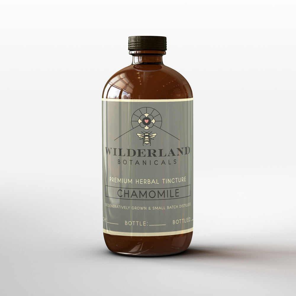 
                  
                    Chamomile tincture, 250mL bottle - Wilderland Botanicals
                  
                