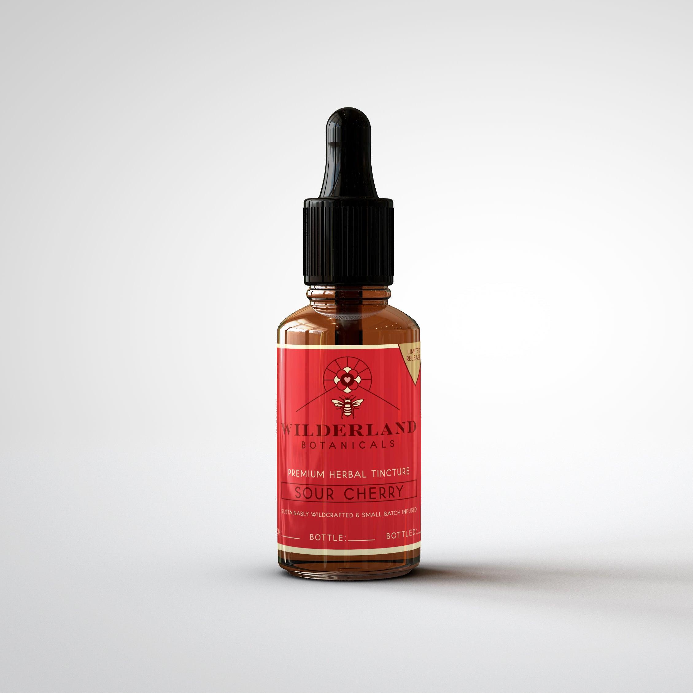 Wildcrafted Sour Cherry Tincture | Premium Herbs for Sleep & Recovery